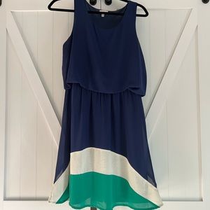 Navy blue Pixley dress size medium